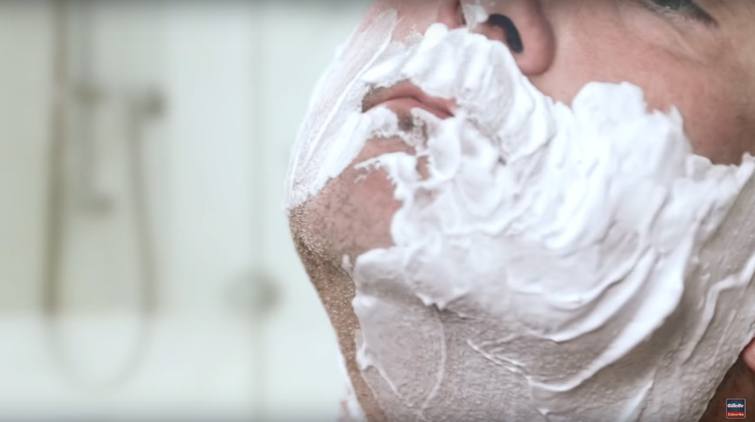 Need Shaving Cream Step 1