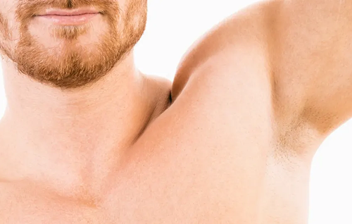 Underarm shaving directions – multi directional pattern