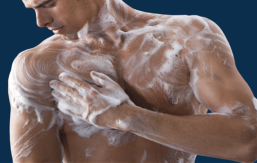 Shaving stroke direction map for chest hair