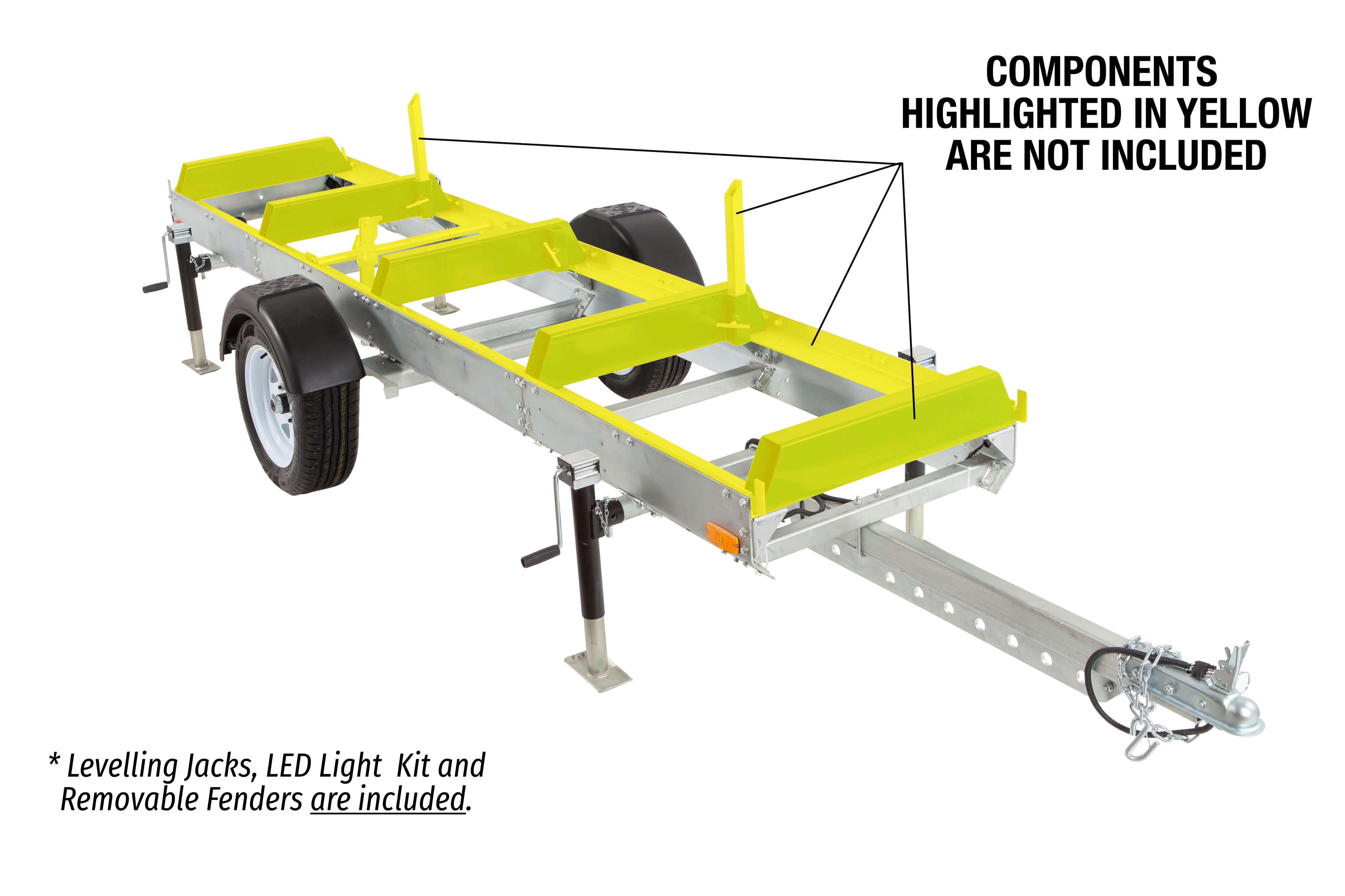 Woodlander™ Anhänger, Vielseitiger Holztransportanhänger