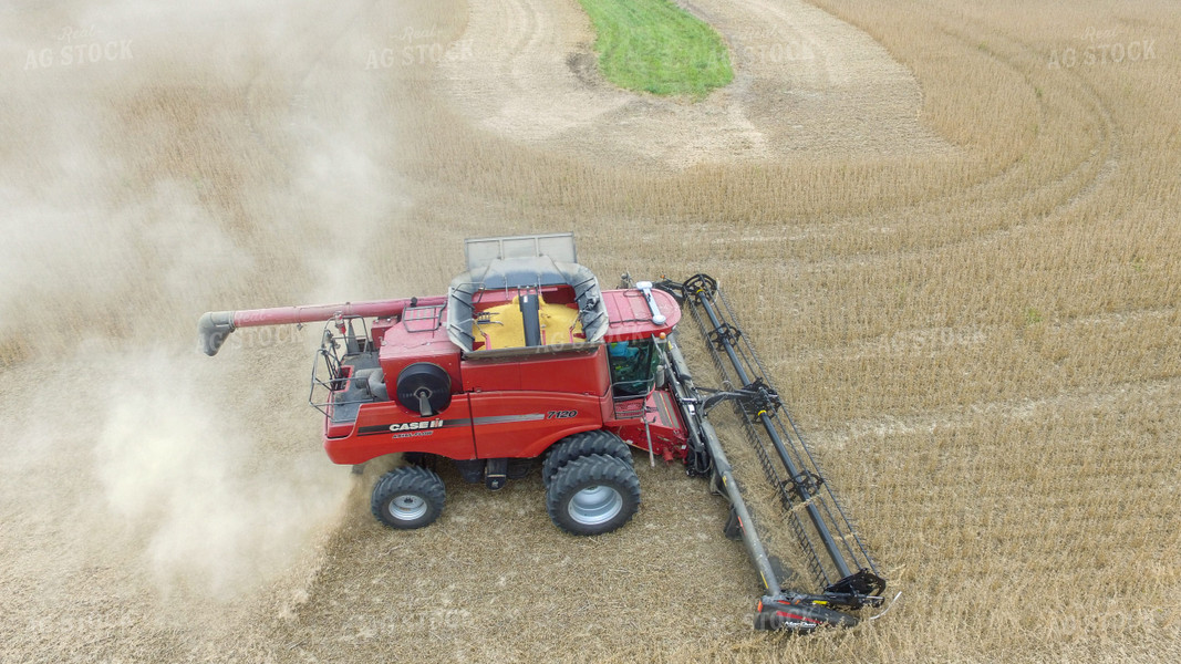 Harvesting Soybeans Drone 85001