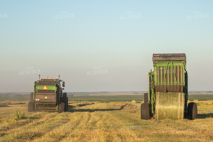 Baling Hay in Field 72084