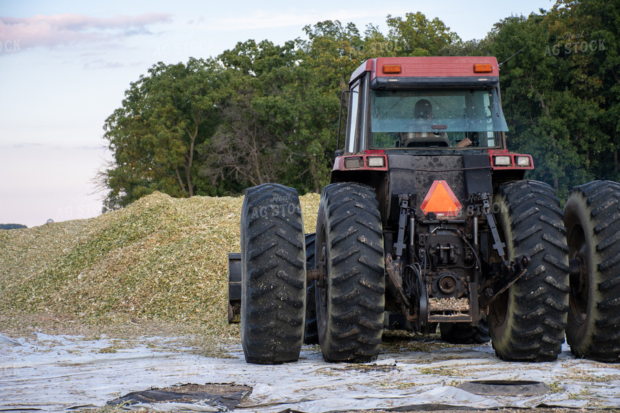 Tractor Getting Animal Feed 50228