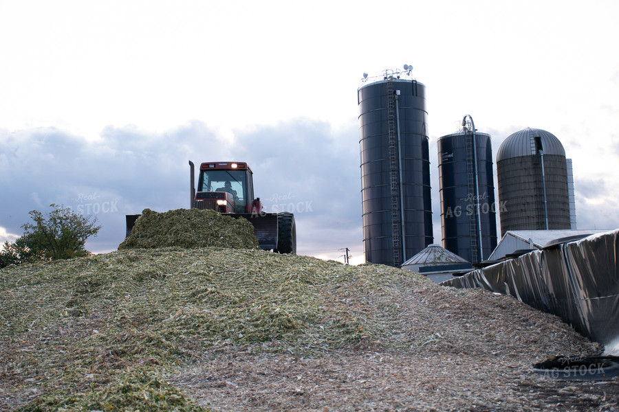 Tractor Getting Animal Feed 50234