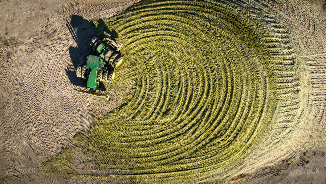 Compacting Silage 56512