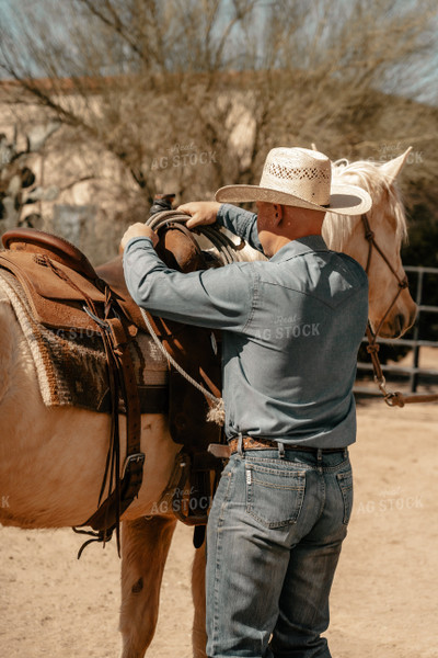 Rancher and Horse 58232