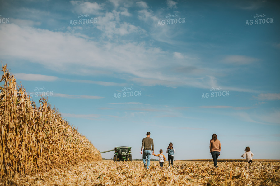 Farm Family in Field 6577