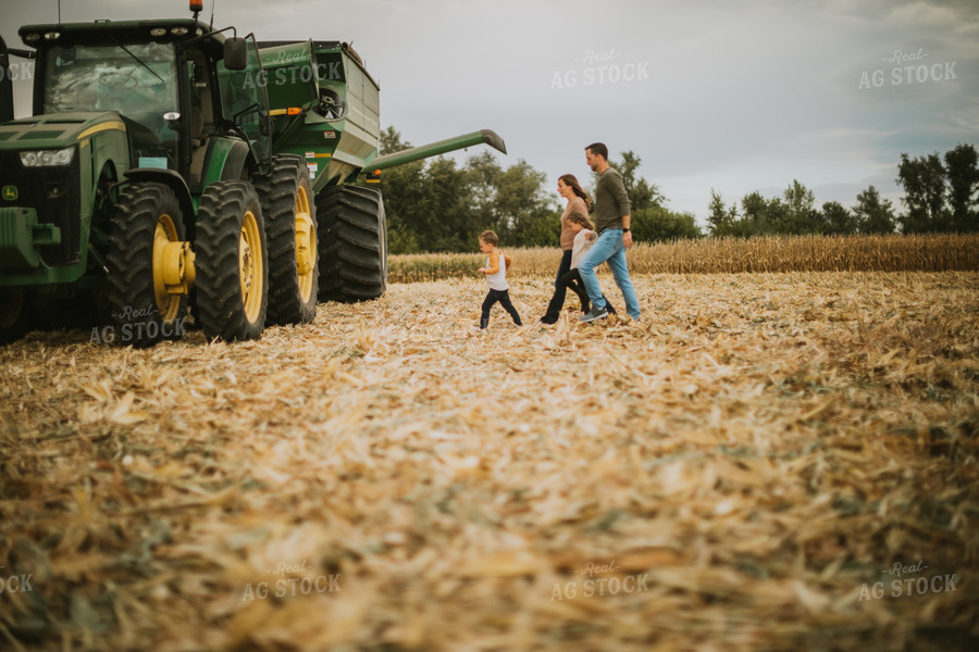 Farm Family in Field 6626