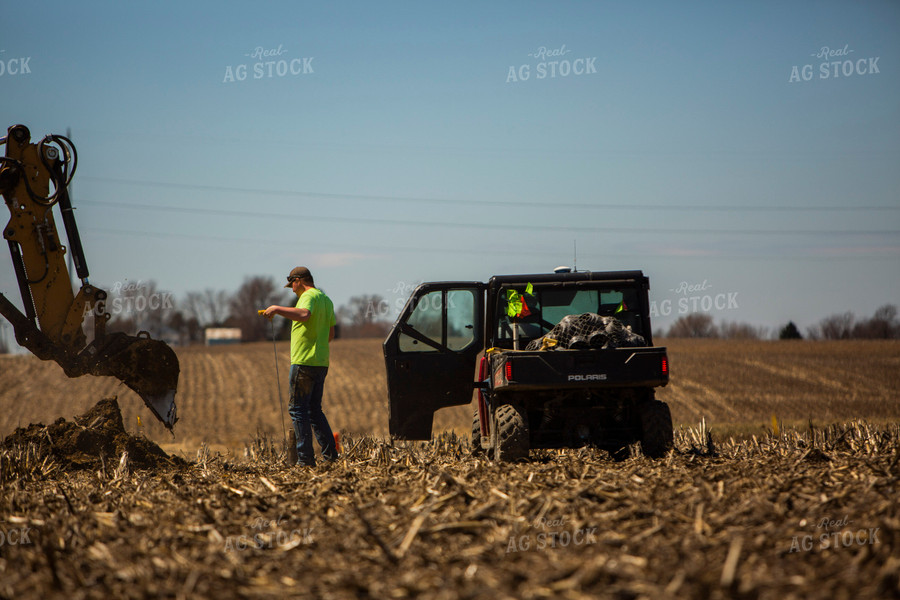 Installing Field Drainage Tile 7241