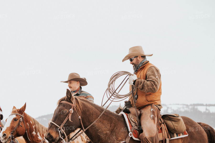 Ranchers on Horses 66092