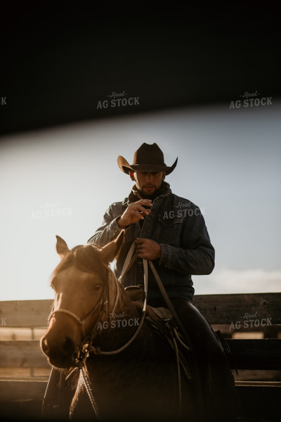 Rancher on Horse 54024