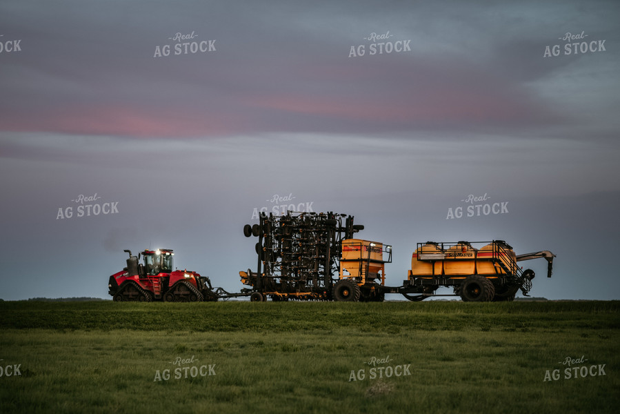 Driving Air Seeder on Road 64260