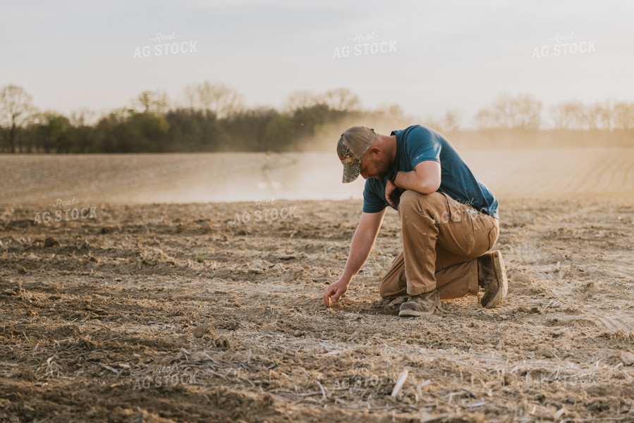 Farmer Touching Soil 7425