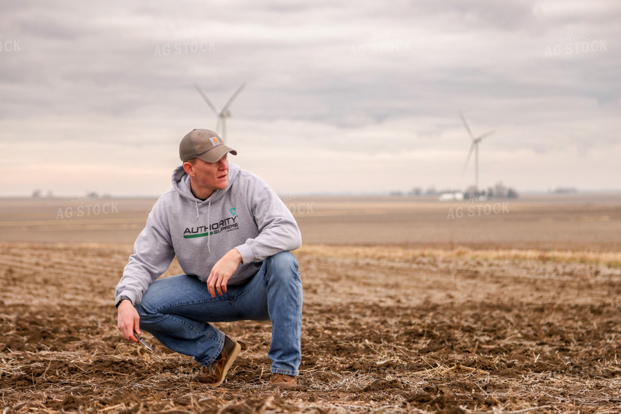 Farmer Checking Soil 161126