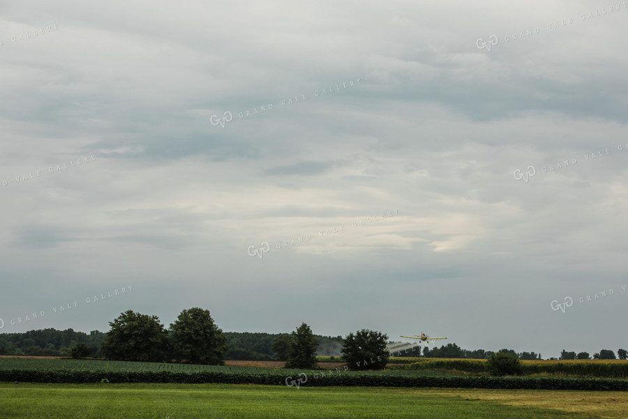 Crop Duster Corn Field 3132