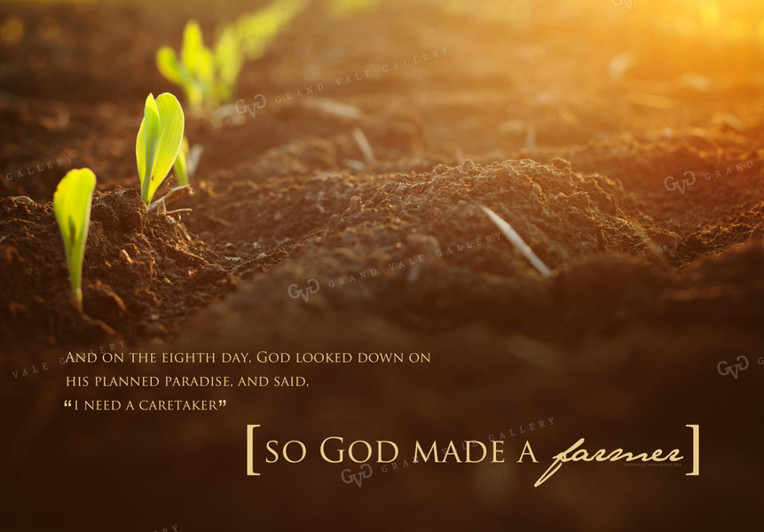 So God Made a Farmer - Original 1032
