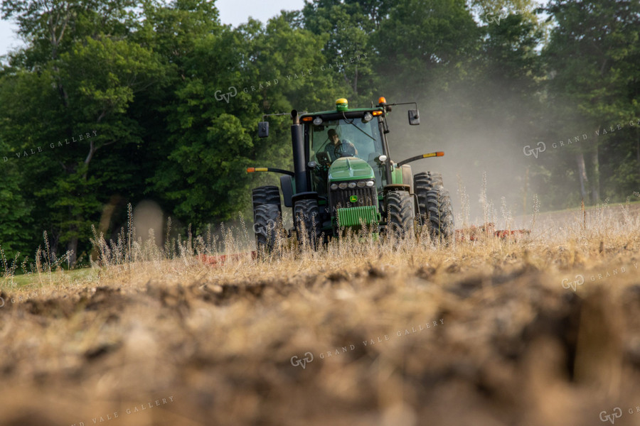 Vertical Tillage in Spring with Tractor 52095