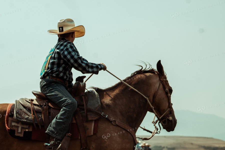 Ranch Kid on Horseback 58022