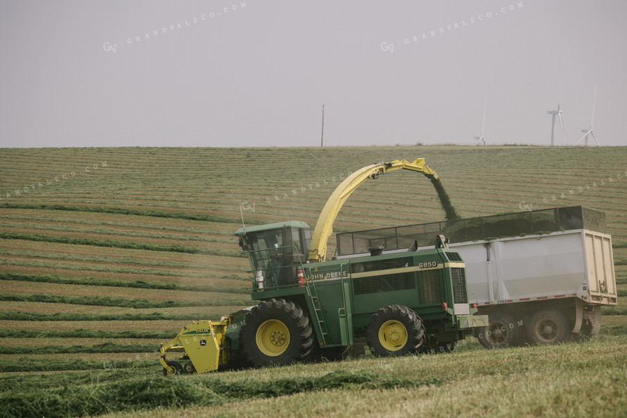 Harvesting Hay Silage 70082