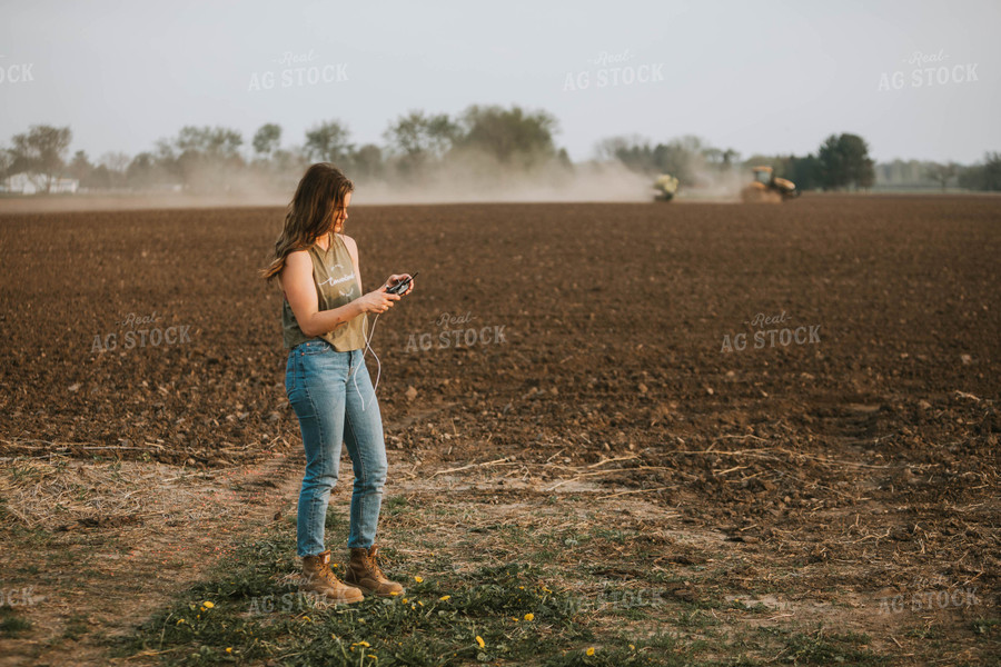 Farmer with Drone 5624