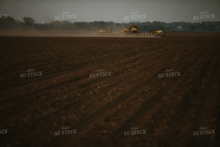 Planter in Field at Sunset 5721