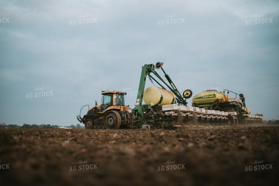 Planter in Field at Sunset 5731