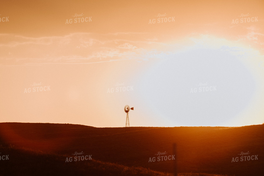 Windmill & Sunset 77067