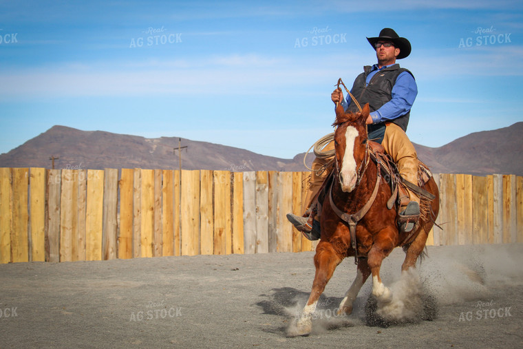 Male Rancher on Horse 78044