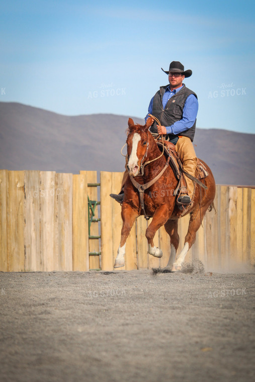 Male Rancher on Horse 78050