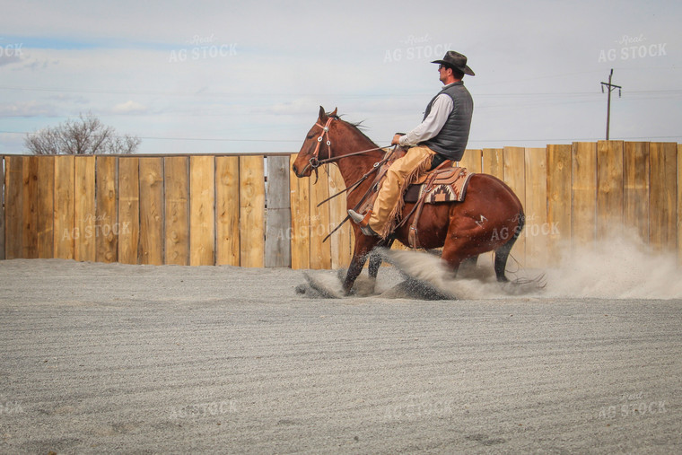 Male Rancher on Horse 78059