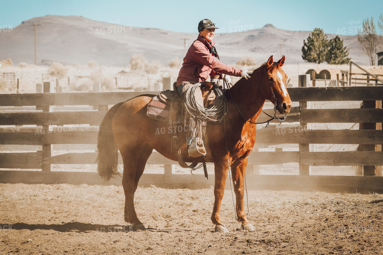 Rancher on Horse 78079