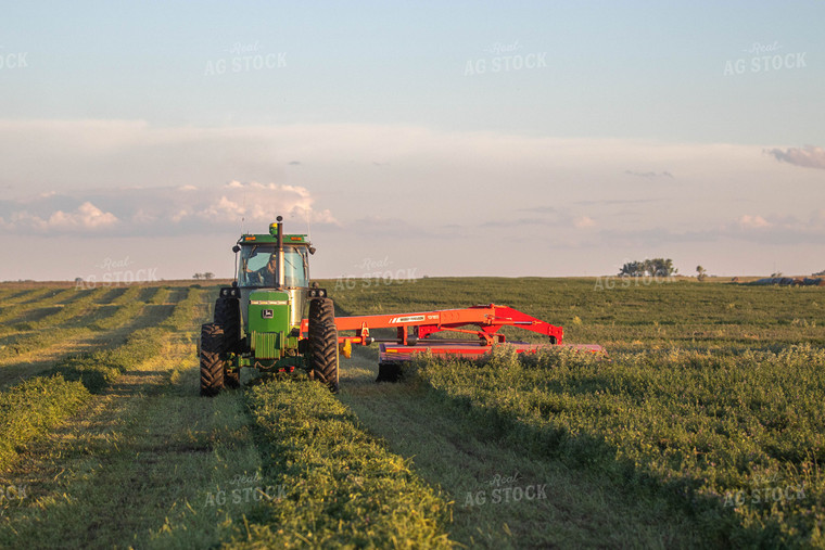 Tractor Cutting Alfalfa 72060