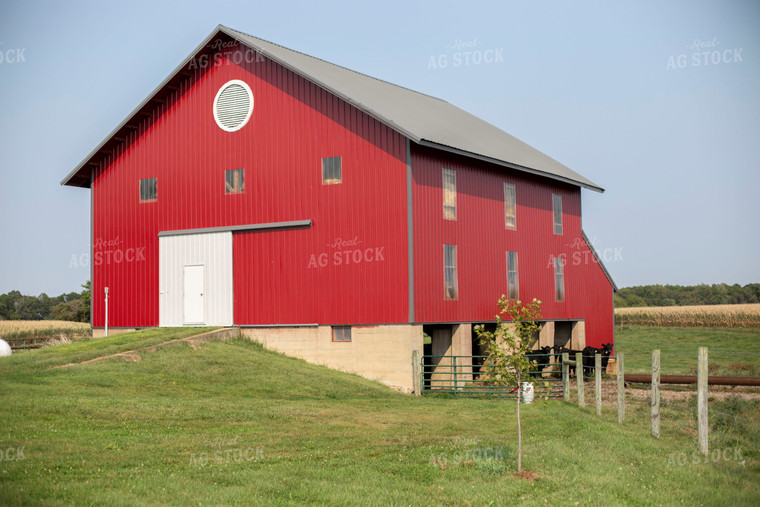 Red Barn on Farmstead 93000