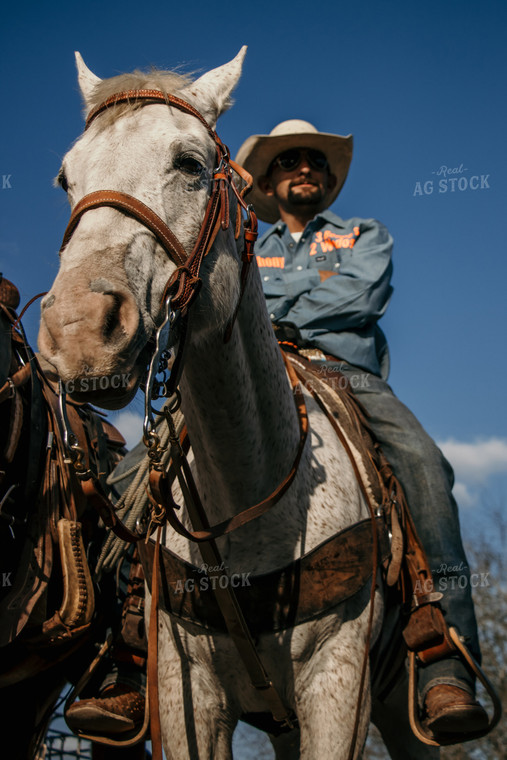 Rancher on Horse 98013