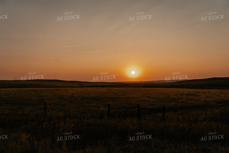 Rural Landscape at Sunset 58192