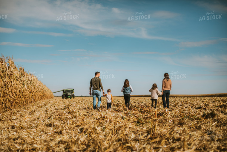 Farm Family in Field 6576