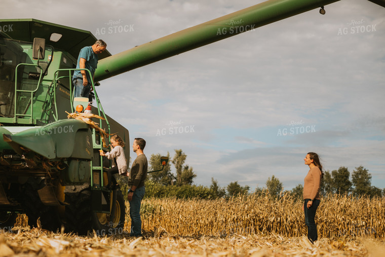 Farm Family by Combine 6583
