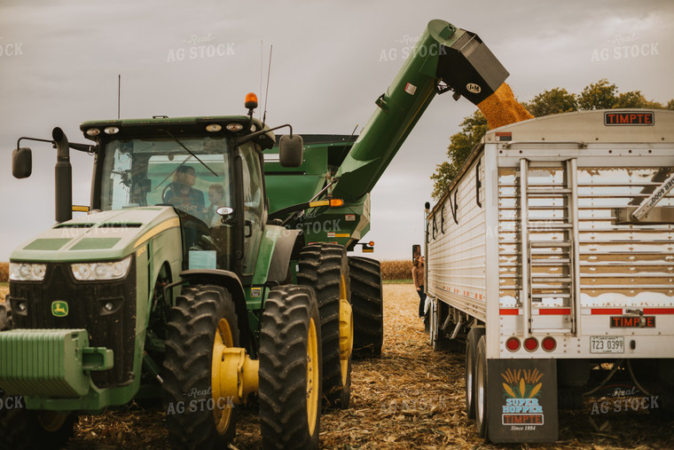 Farm Family in Tractor 6597