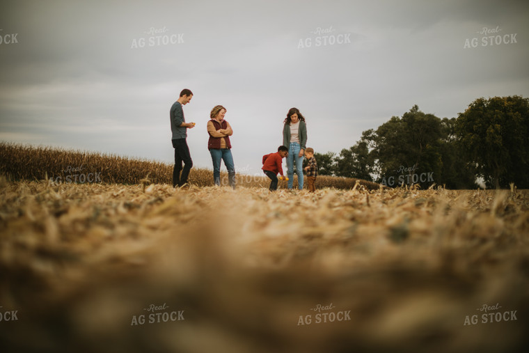 Farm Family in Field 6631