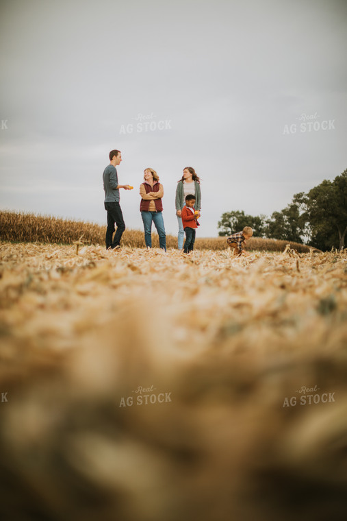 Farm Family in Field 6632