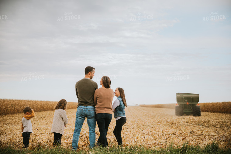 Farm Family in Field 6645