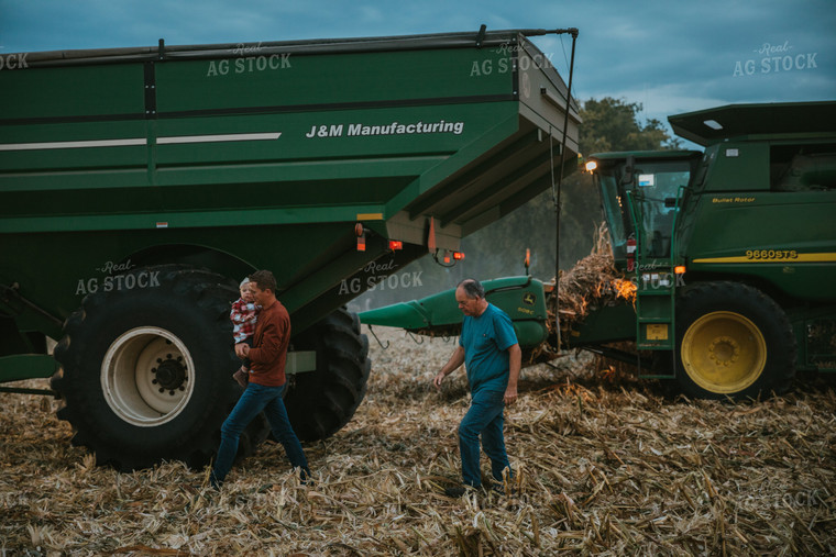 Farm Family in Field 6711