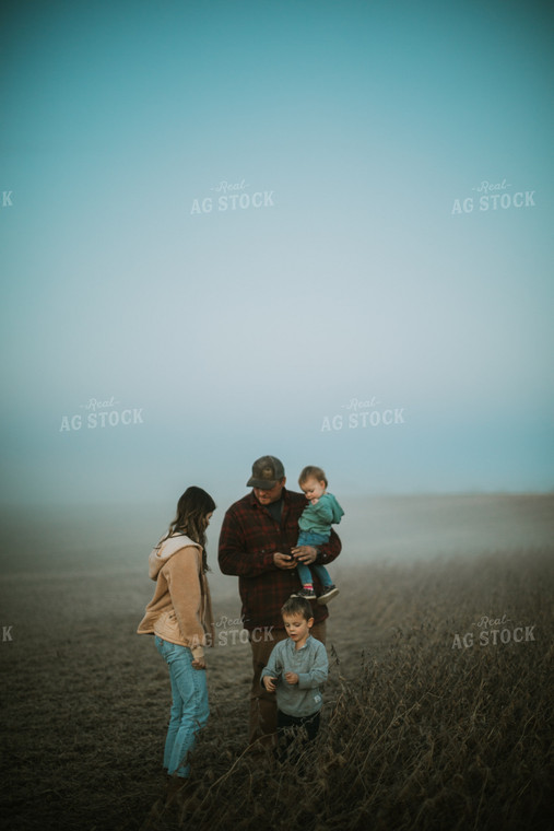 Farm Family in Field 6773