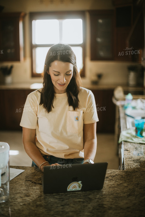 Business Owner Working on Computer 7015