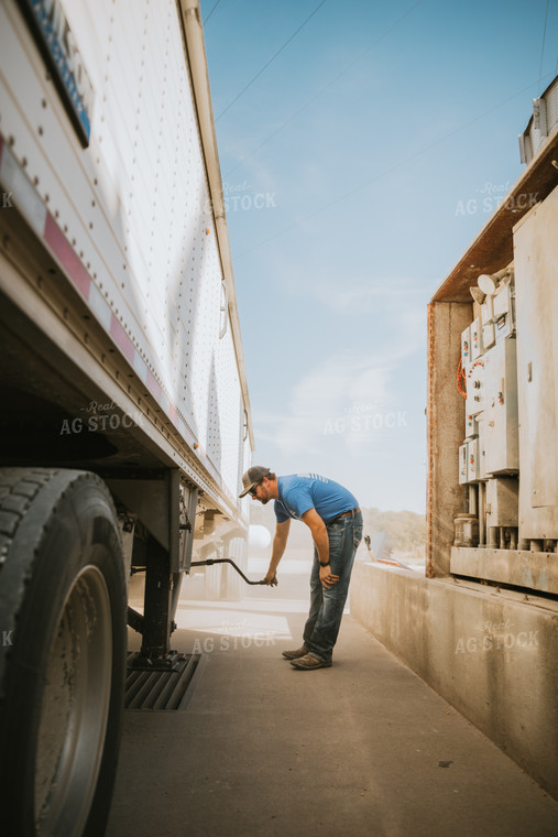 Male Farmer in Farmyard 7036