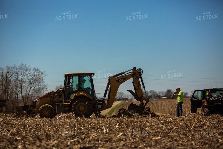 Installing Field Drainage Tile 7242