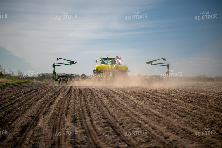 Tractor Planting in Field 76373