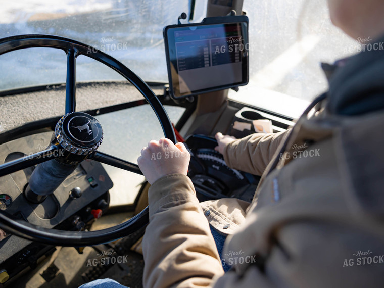 Rancher Driving Tractor 70214