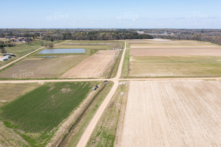 Aerial View of Farmland 79223