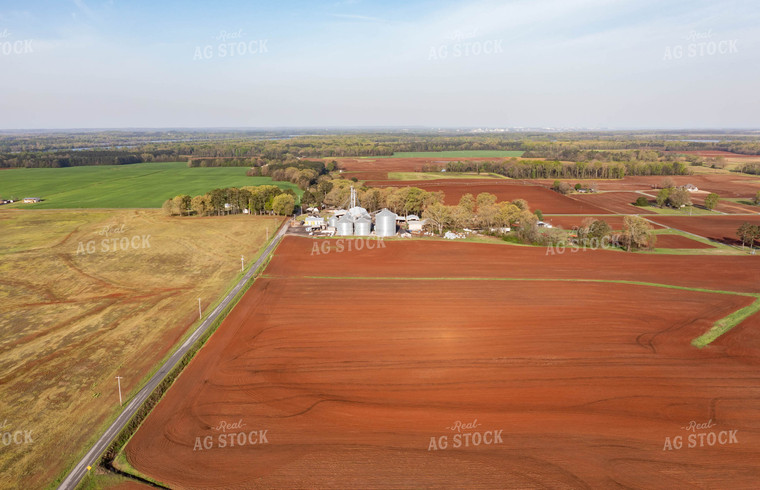 Aerial View of Farmland 79227